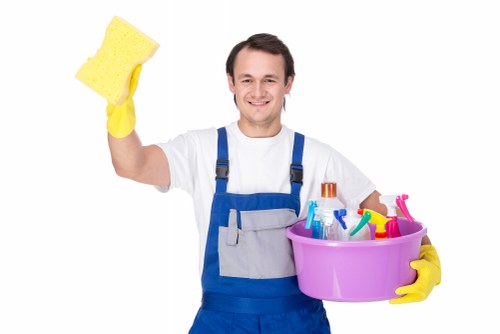 Professional curtain cleaning in Preston removing dust from fabric curtains