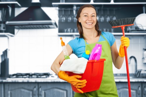 Clean and fresh carpet flooring in a Preston business setting