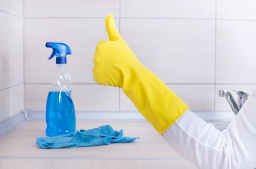 Professional carpet cleaning tools prepared for a service appointment