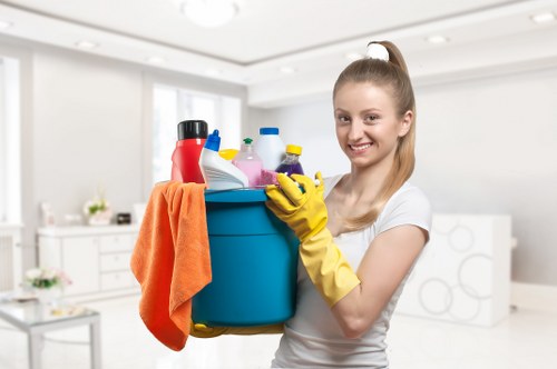 Steam cleaning removing stains from a carpet in Preston